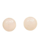 Boucles Quartz rose Boule Argent 925 (s)