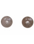 Boucles Quartz Fumé Boule Argent 925 (s)