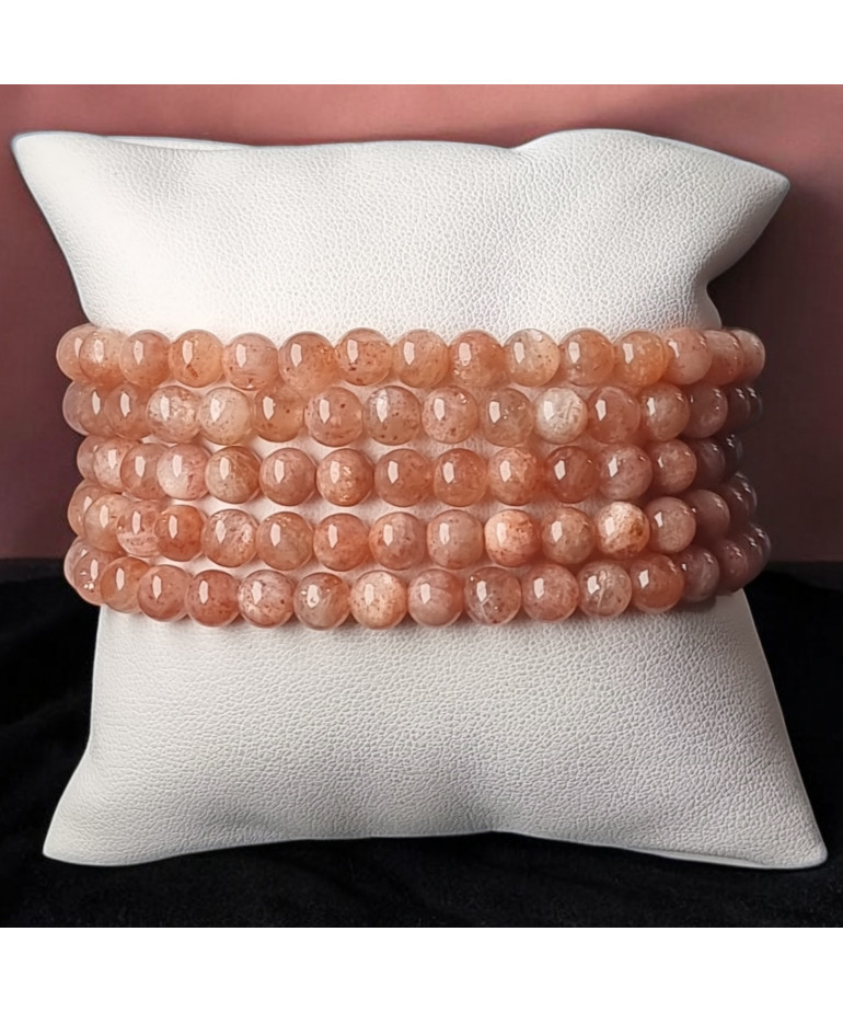 Bracelet Pierre de Soleil Pierres rondes (s)