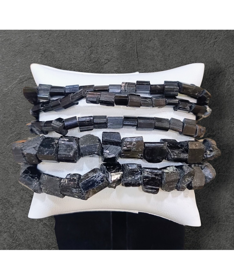Bracelet Tourmaline noire Baroque (s)