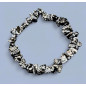 Bracelet Obsidienne neigeuse Baroque (s)