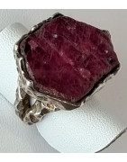 Bague Rubis argent 925 Taille 53