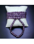 Bracelet Lépidolite A+ Pierres rondes 6mm (s)