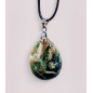 Pendentif Chrysoprase avec cordon