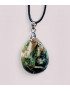 Pendentif Chrysoprase avec cordon