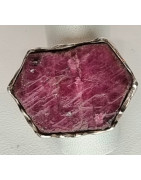 Bague Rubis argent 925 Taille 53