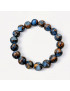 Bracelet Jaspe Impérial Bleu Pierres Rondes (s)