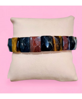 Bracelet Œil de Tigre Lamelles (s)