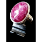 Bague Rubis Argent 925 Taille 56