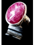 Bague Rubis Argent 925 Taille 56