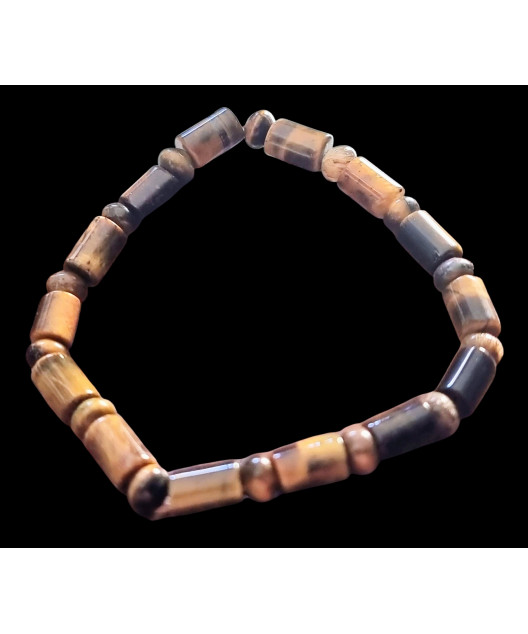Bracelet Œil de Tigre Cylindres (s)