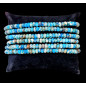 Bracelet Jaspe Impérial Bleu Cylindres
