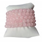 Bracelet Quartz Rose A+ Pierres Rondes