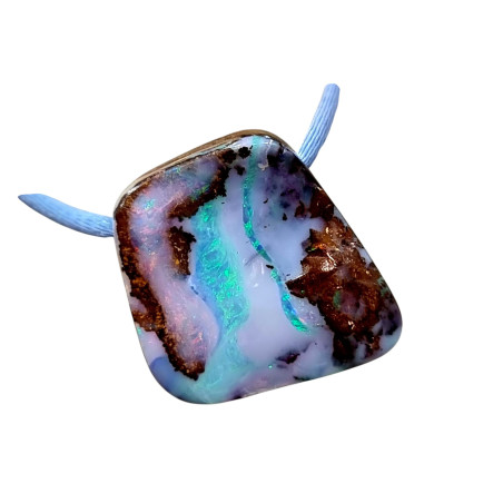 Pendentif Opale Boulder sur Cordon réglable