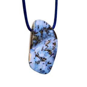 Pendentif Opale Boulder sur Cordon réglable