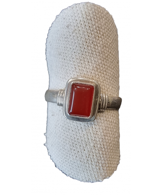Bague Cornaline Argent 925