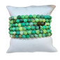 Bracelet Chrysoprase A+ Pierres Rondes Facettées 6mm