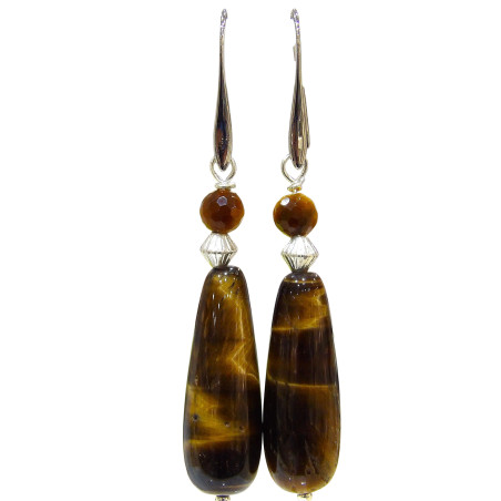 Boucles Œil de Tigre Acier