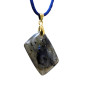 Pendentif Labradorite Rectangle sur Cordon Réglable