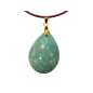 Pendentif Amazonite Goutte sur Cordon Réglable