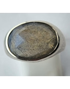 Bague Labradorite argent 925 Taille 55