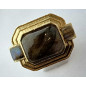 Bague Labradorite Nikki bronze plaqué or Taille réglable