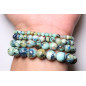 Bracelet Chrysocolle pierres rondes Bracelet Chrysocolle pierres rondes