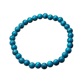 Bracelet Turquoise de Chine Pierres rondes 6mm
