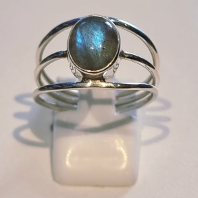 Bague Labradorite Argent 925 Taille 50