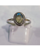 Bague Labradorite Argent 925 Taille 50