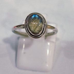 Bague Labradorite Argent 925 Taille 50