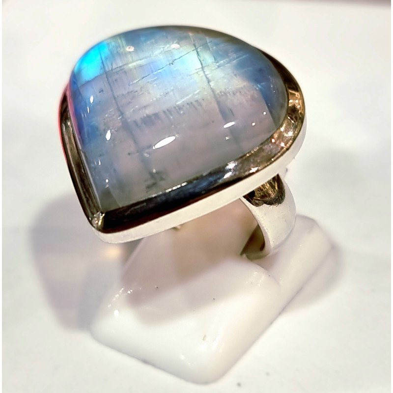 Bague Pierre de lune Argent 925 Taille 56