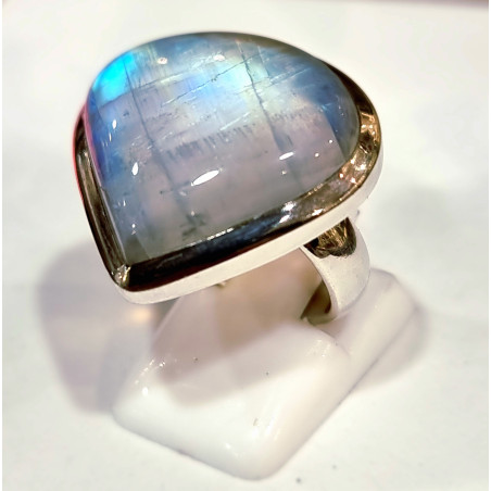 Bague Pierre de lune Argent 925 Taille 56