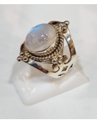 Bague Pierre de lune Argent 925 Taille 50