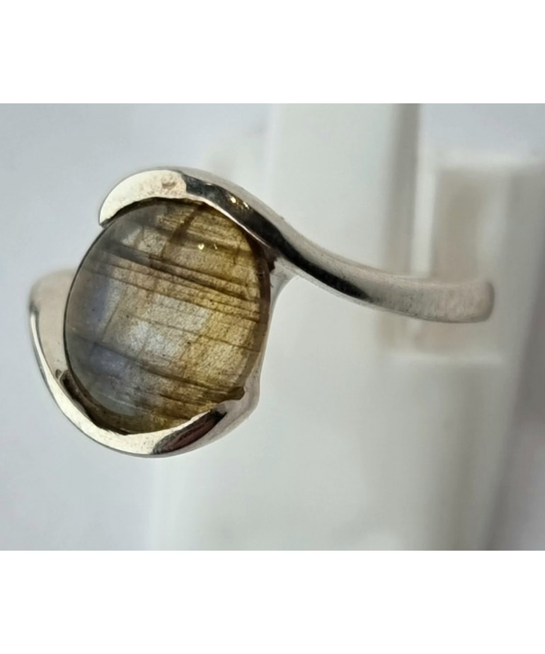 Bague Labradorite argent 925 Taille 51