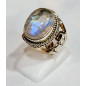 Bague Pierre de lune Argent 925 Taille 50