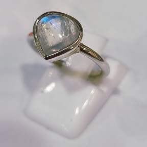 Bague Pierre de lune Argent 925 Taille 52