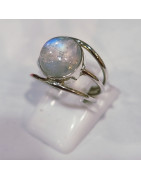Bague Pierre de lune Argent 925 Taille 50