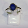 Bague Lapis-lazuli Argent 925 Taille 50