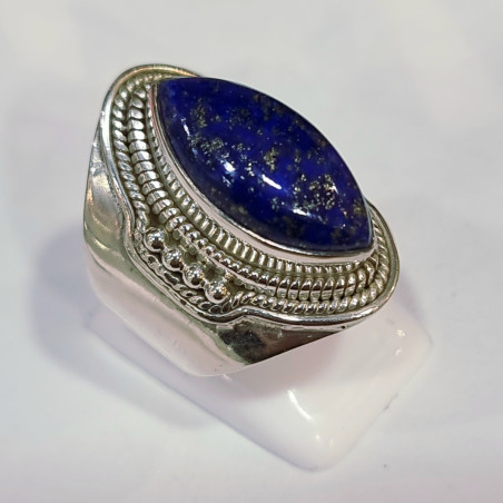 Bague Lapis-lazuli Argent 925 Taille 52