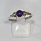 Bague Améthyste Argent 925 Taille 52