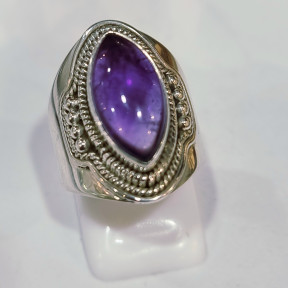 Bague Améthyste Argent 925