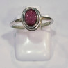 Bague Grenat Argent 925 Taille 50