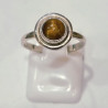 Bague Œil de Tigre Argent 925 Taille 50