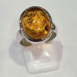 Bague Citrine Argent 925 Taille 51
