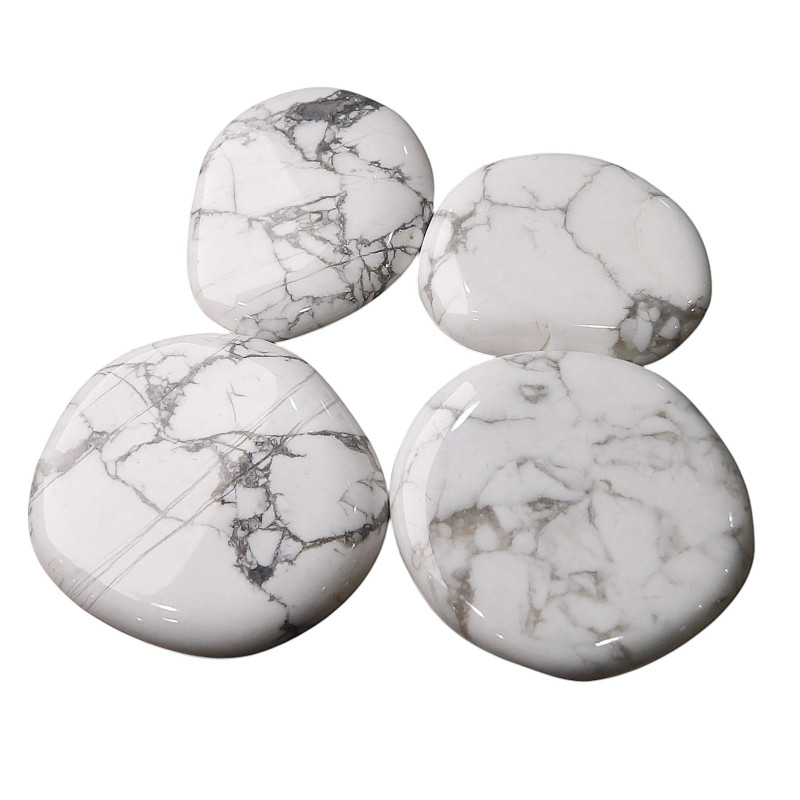Pierre Plate Howlite (s)
