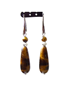 Boucles Œil de Tigre Acier Inox