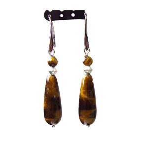 Boucles Œil de Tigre Acier Inox