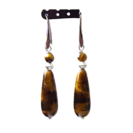 Boucles Œil de Tigre Acier Inox