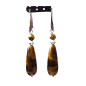 Boucles Œil de Tigre Acier Inox
